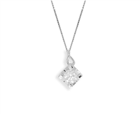 Collier I Gioielli del Sole Femme in Or blanc Diamante 0.25 Ct CLGRIF025 - CLGRIF025